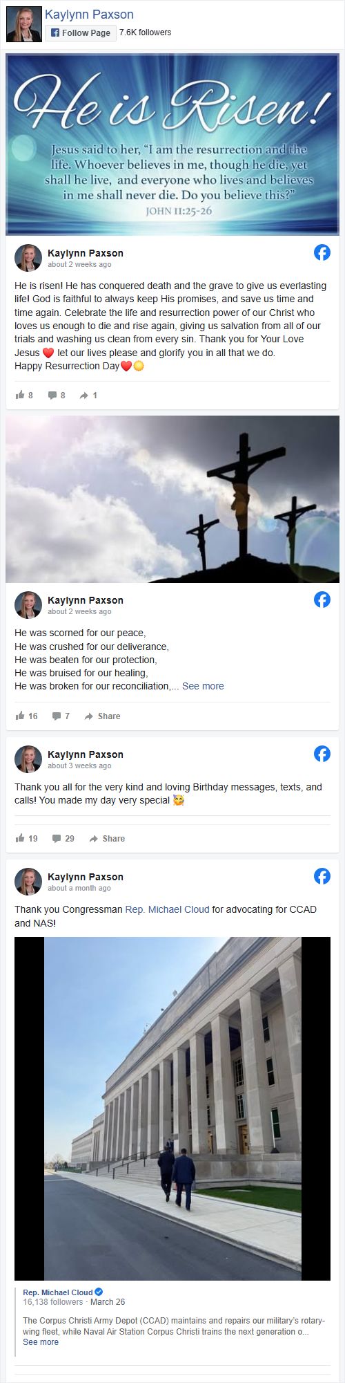 Facebook timeline screenshot preview